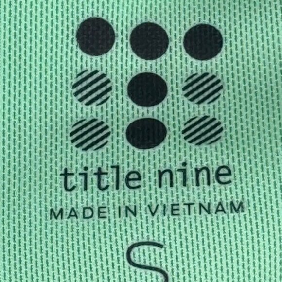 Title Nine Diamalete Dress S Sleeveless Color-Blocked Blue & Green Nylon/Spandex - Picture 5 of 8